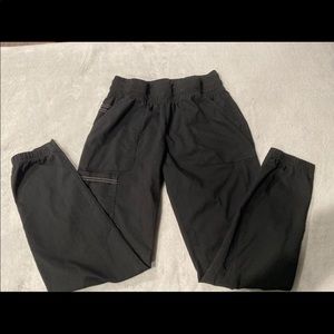 Women’s Black Cherokee Scrub Pants Size Small Jogger Style
